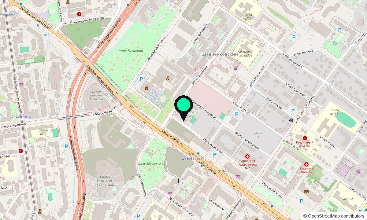 Карта проезда к сервисному центру